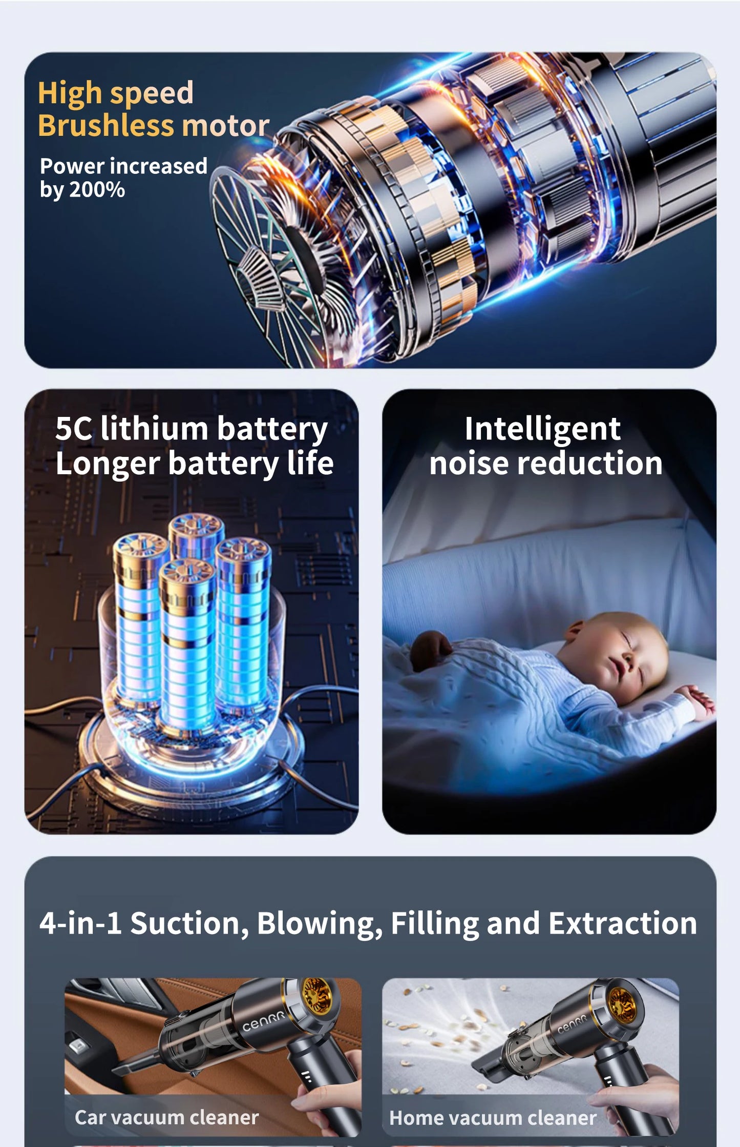 Frozari - Ultimate Cordless Vacuum Cleaner™